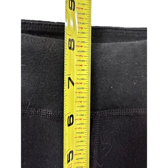 🌸3/$15🌸Medium Black Capri Athletic Leggings Rise 8, Length 25.5 - Picture 5 of 6